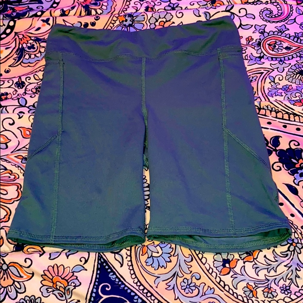 Seafoam Green Biker Shorts